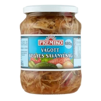 .Premiko vagott vegyes savanyu680g/3