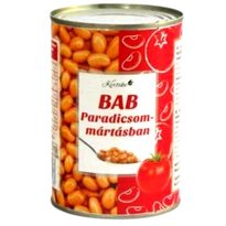 .Kertike paradicsomos bab 420g