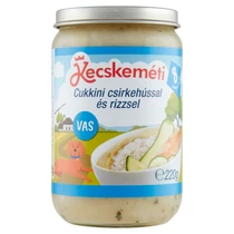 Kecskeméti bébiétel Cukkini csirkehússal, rizzsel 220g