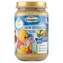 Univer bébiétel 163g Cukkini Sertéshússal Rizzsel