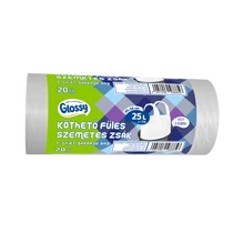 Glossy húzózáras szemetes bélelő 25l