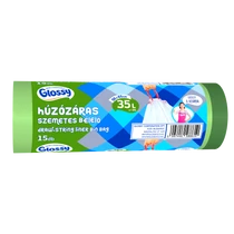 Glossy szalagbehúzós szemetes 35l