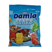 Damla Gummy Bears vegyes gyümölcs ízű gumicukor 80g