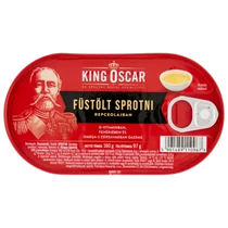 King Oscar füstölt sprotni repceolajban 160g/97g