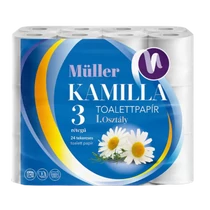Müller Toalettpapír 24tek. 3rtg. Kamilla 3/21/63