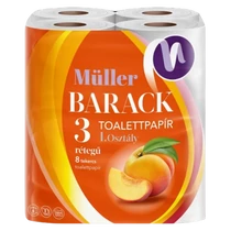 Müller Toalettpapír 8tek. 3rtg. Barackos  6/30/180
