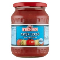 Premiko Natúr lecsó 680g/204g üveges