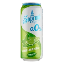 Soproni 0,5l Lime-Menta alkoholmentes dobozos DRS