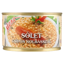 Szegedi Menü 400g Sólet csípös kolbásszal