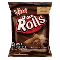 Viva choco rolls kakaós krémmel töltött 100g