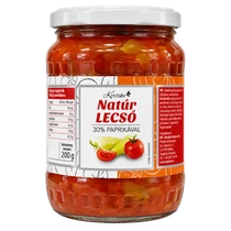 Kertike natúr lecsó 680g/200g