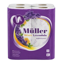 Müller Toalettpapír 8tek. 3rtg. Méz-Levendula