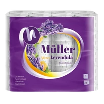 Müller Toalettpapír 24tek. 3rtg. Méz-Levendula