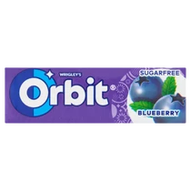 Orbit Blueberry drazsérágó 14g