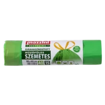 Mazzini újrahasznosított húzófüles szemetes 40l-es (15db/roll)