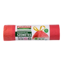 Mazzini Újrahasznosított húzófüles szemetes 25l (20db/roll)