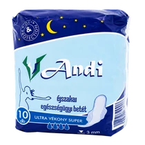 Andi egészségügyi betét éjszakai 10db-os
