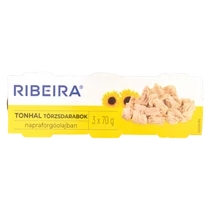 Ribeira Tonhal napraforgó olajban 3x70g