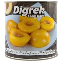 Digrek őszibarackbefőtt felezett 3050g
