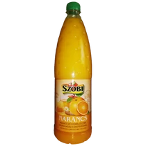 Szobi 1l Narancs gyümölcsszörp mézzel (50%) DRS