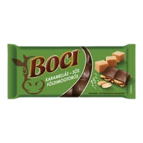 Boci 105g karamellás-sós földimogyorós tejcsokoládé