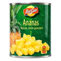 Belsun Ananász darabolt 580/340g konzerv