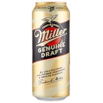 Miller 0,5l Genuine Draft dobozos sör (4,7%) DRS