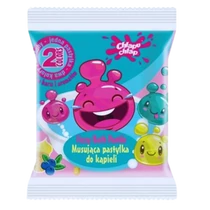 Chlapu Chlap csillámló színes fürdőbomba áfonya/vanília fagyi ill. 40g
