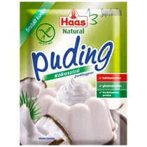 Haas Natural puding kókusz ízü 40g