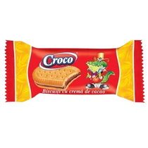 Croco Roco kakaós kémmel töltött keksz 56g