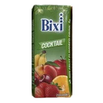 Bixi Cocktail ízű ivólé 0,2l cukor+édesítő