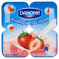 Danone joghurt 4x125g Eper