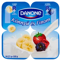 Danone joghurt 4x125g Banán-Erdei gyümölcs