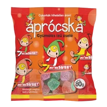 No-Be Sweet Aprócska Gyümölcs ízű zselé 80g