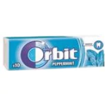 Orbit Peppermint drazsérágó 14g