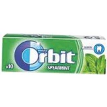 Orbit Spearmint drazsérágó 14g