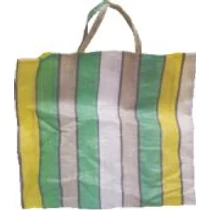 Raffia táska Csíkos műanyag  50db/#