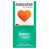 Masculan óvszer 10db Anatómiailag formált (4-es)