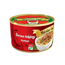 Házias Ízek Borsos Tokány tésztával 400g