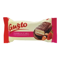 Gusto piskóta szelet eper krémmel 32g