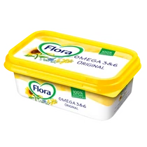 Flóra tégelyes margarin 225g