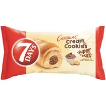 7Days Croissant 98g Mogyorókrémes-keksz darabokkal