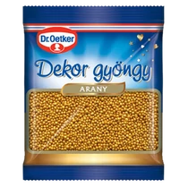 Dr.Oetker Dekor gyöngy 30g arany