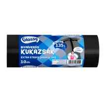 Glossy bivalyerős kukazsák 135l újrahasznosított
