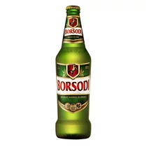 Borsodi 0,5l üveges sör +üv:25Ft (4,5%)