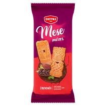 Detki Mese mézes linzer 180g félig mártva 18db/#