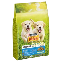 Friskies Junior száraz kutyaeledel 500g csirke-zöldség, tej