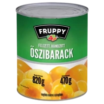 Fruppy öszibarack 820g/480g