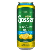 Gösser 0,5l NaturZitrone Citromos sör 0% DRS