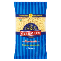 Gyermelyi tészta 500g szarvacska 4t  560/rkl